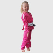 Hooks Pink Kids Jiu Jitsu Gi