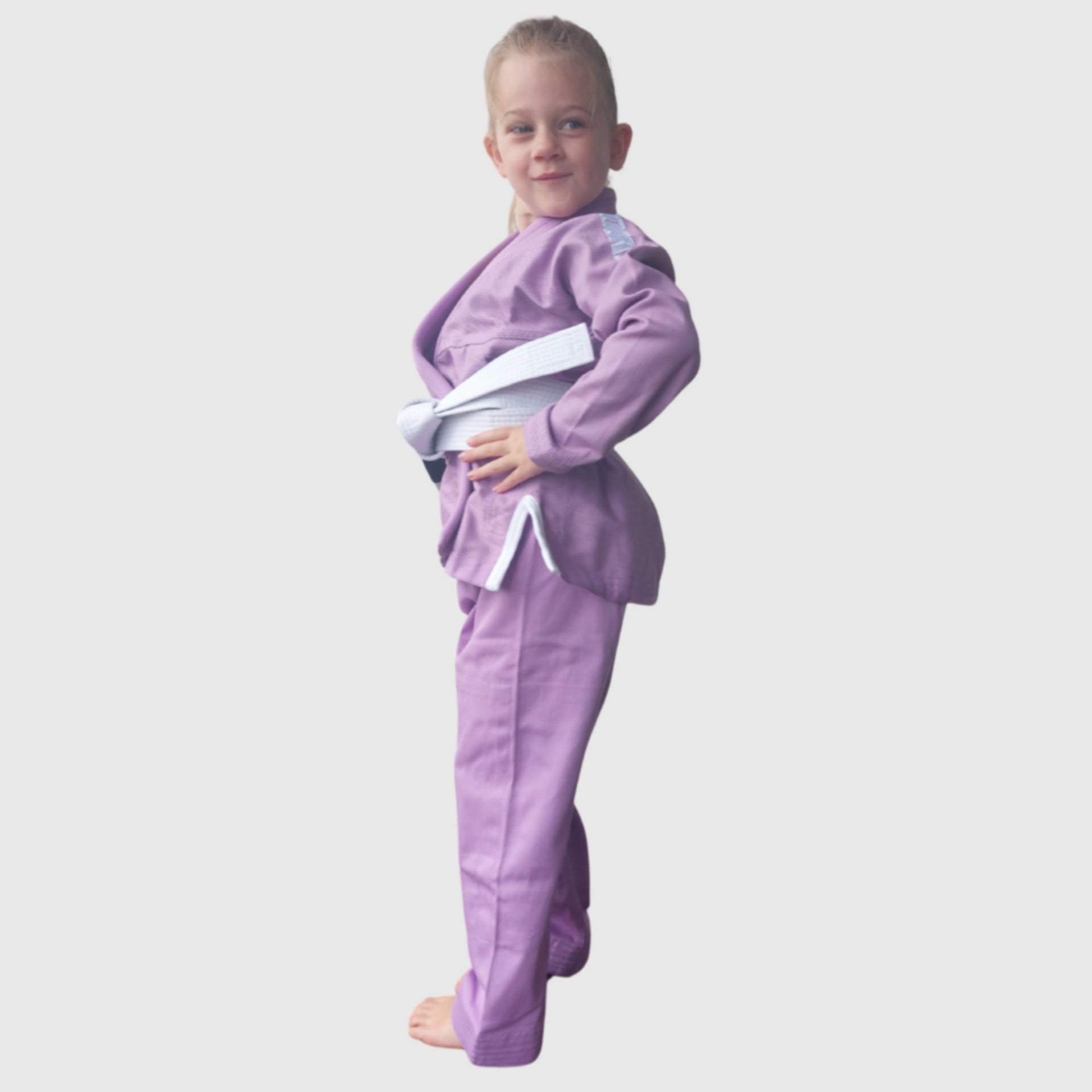 Purple Hooks BJJ Kids Gi