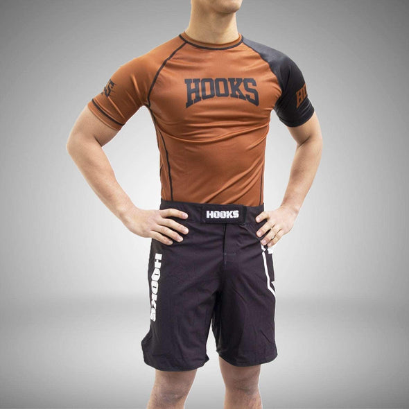 Hooks Pro Light Rashguard - Brown