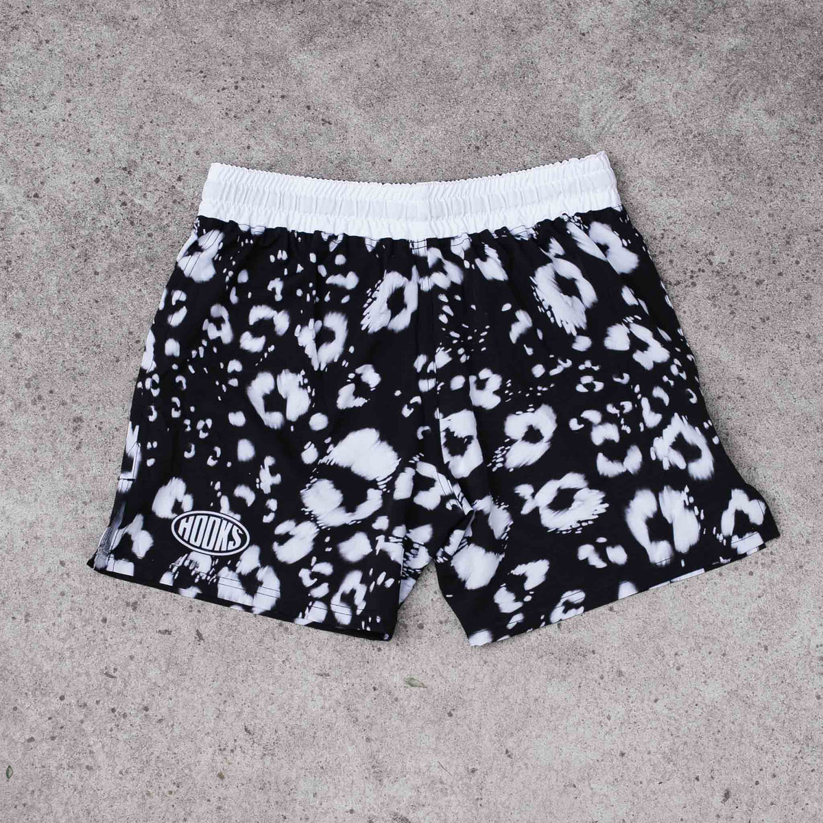 Hooks Women's Grappling & MMA Shorts - Prowl flat lay