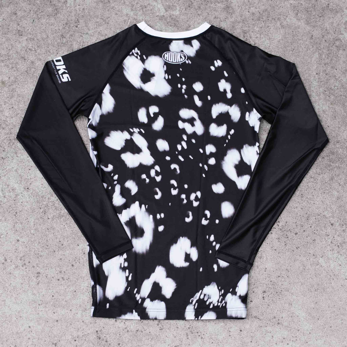 Hooks Women's Long Sleeve Rash Guard - Prowl flat lay