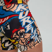 Brazilian Jiu Jitsu Kureiji Compression Shorts, Dragon Punch, No-Gi