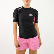 Hooks Women's Sports Shorts - Rose Noir - loosened fit