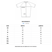 Kureiji Rashguard Sizing Chart Brazilian Jiu Jitsu BJJ Dragon Punch