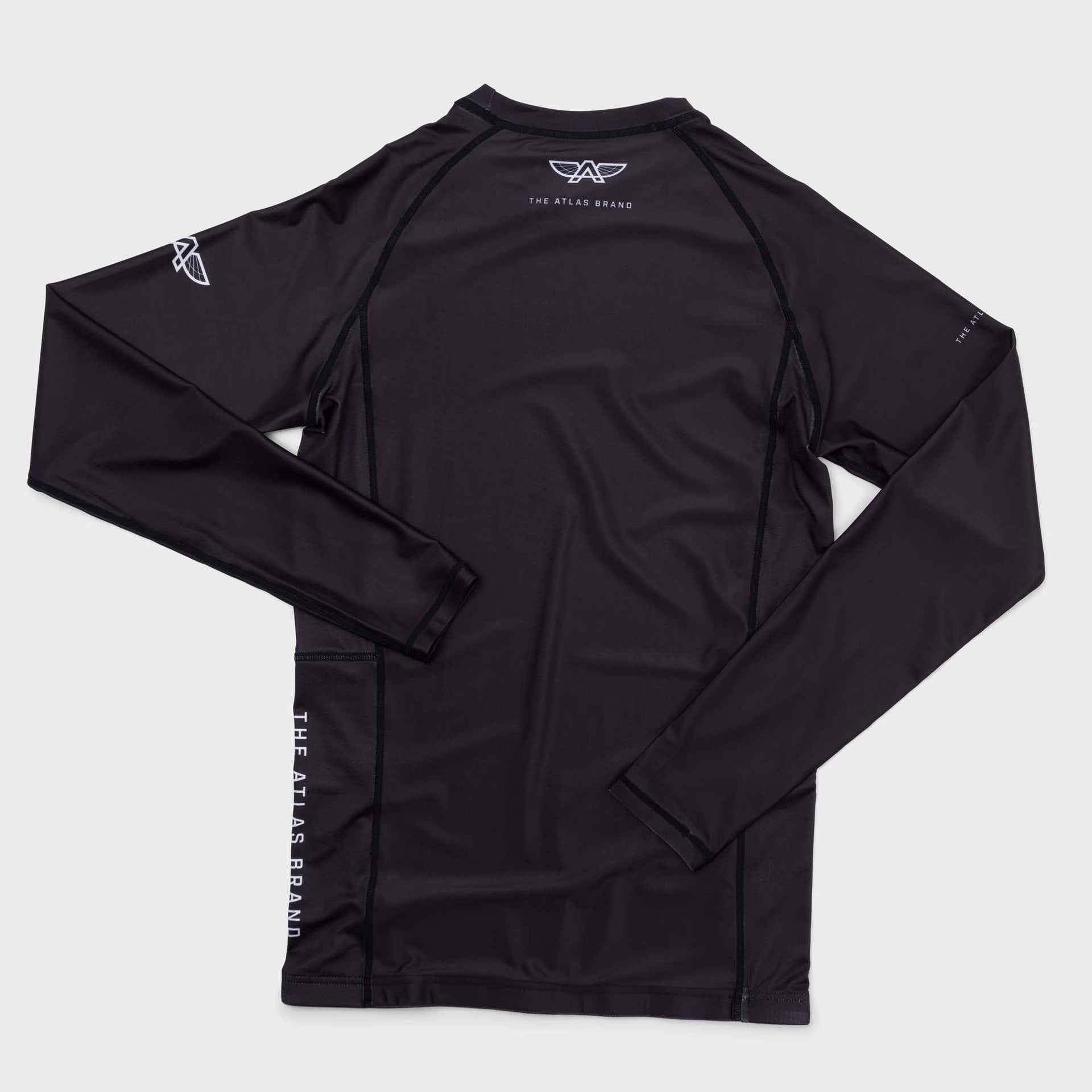 Atlas Black BJJ Rash guard No Gi Apparel