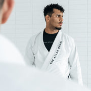 The Atlas Brand White BJJ Gi Kimono, Industry Std 380, Brazilian Jiu Jitsu
