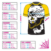 True Illusion BJJ rash guard size chart