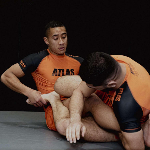 Atlas Splitter Rashguard - Burnt Orange