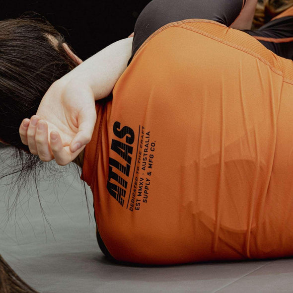 Atlas Splitter Rashguard - Burnt Orange