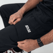 Black Casual Ripstop Pants BJJ Atlas Brand Street Apparel