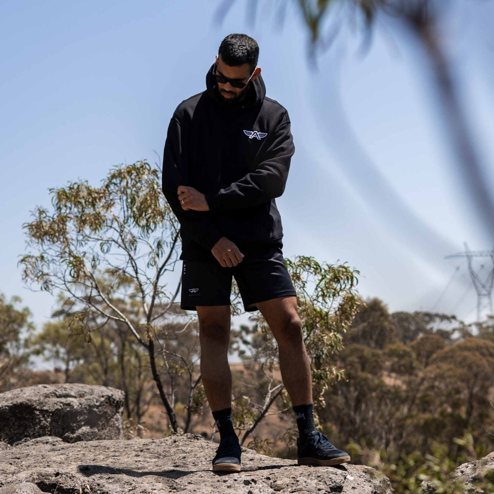 The Atlas Brand - Icon Hoodie - Black