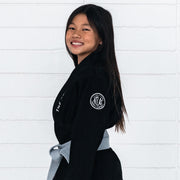 The Atlas Brand Pro Standard Gi, Kids Kimono for Brazilian Jiu Jitsu BJJ Black