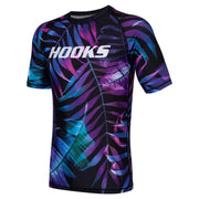 Jungle Nights Hooks Short Sleeve BJJ Rashguard