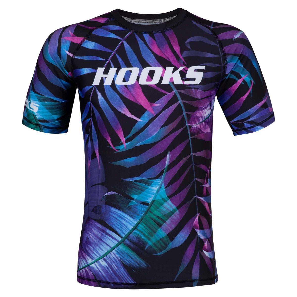 Jungle Nights Hooks Short Sleeve BJJ Rashguard