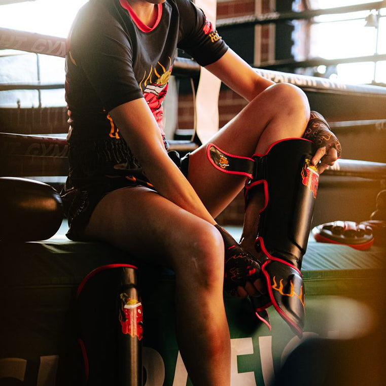 True Illusion Shin Guards - Demon