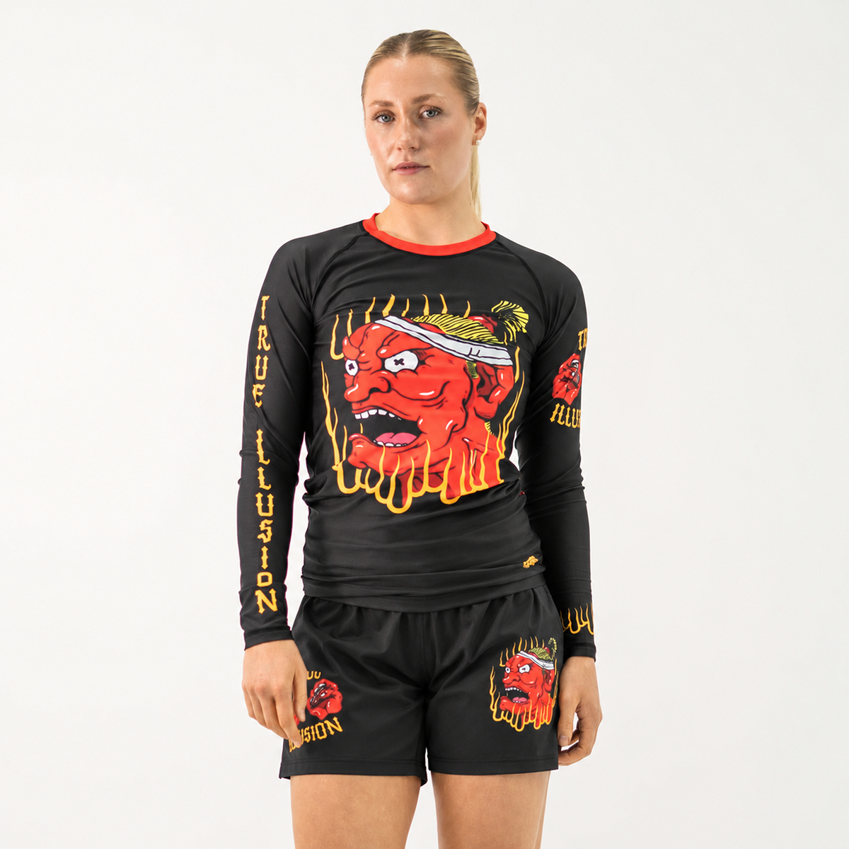 True Illusion Women's Shorts - Grappling Demon - loosened fit