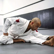 Hooks Ultra Light BJJ Gi - White w/ Black and Red
