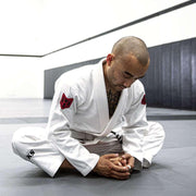 Hooks Ultra Light BJJ Gi - White w/ Black and Red