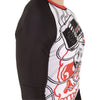 Premium Side View: True Illusion Long Sleeve BJJ Rash Guard - Game Over