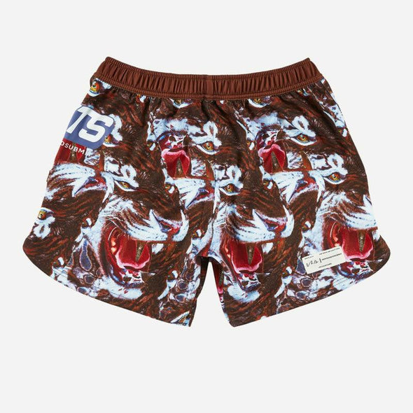 VHTS - Trippy Tiger 2023 BJJ Shorts Brown - Just Jits