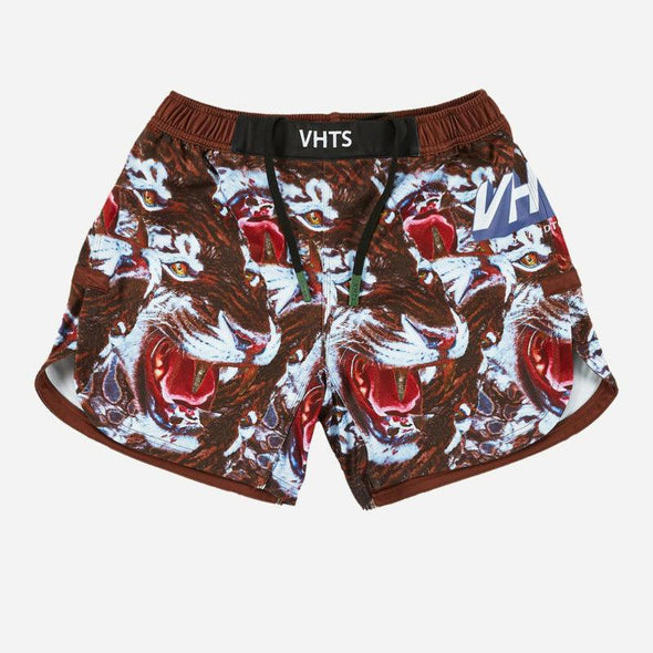 VHTS - Trippy Tiger 2023 BJJ Shorts Brown - Just Jits