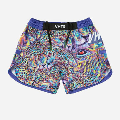 VHTS - Trippy Tiger 2023 BJJ Shorts Purple - Just Jits