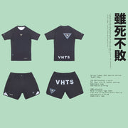 VHTS Black Label Special Edition BJJ Brazilian Jiu Jitsu Rashguards - Black