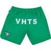 VHTS Black Label Special Edition BJJ Brazilian Jiu Jitsu Combat Shorts - Green Back