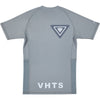 VHTS Black Label Special Edition BJJ Brazilian Jiu Jitsu Short Sleeve Rashguards - Grey Back