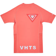 VHTS Black Label Special Edition BJJ Brazilian Jiu Jitsu Short Sleeve Rashguards - Pink Back