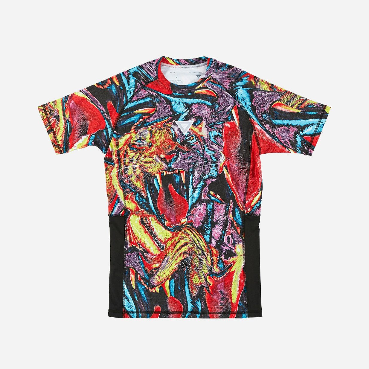 VHTS Trippy Tiger 2023 BJJ Rashguard, BLACK, No Gi, Brazilian Jiu Jitsu, Rashie

