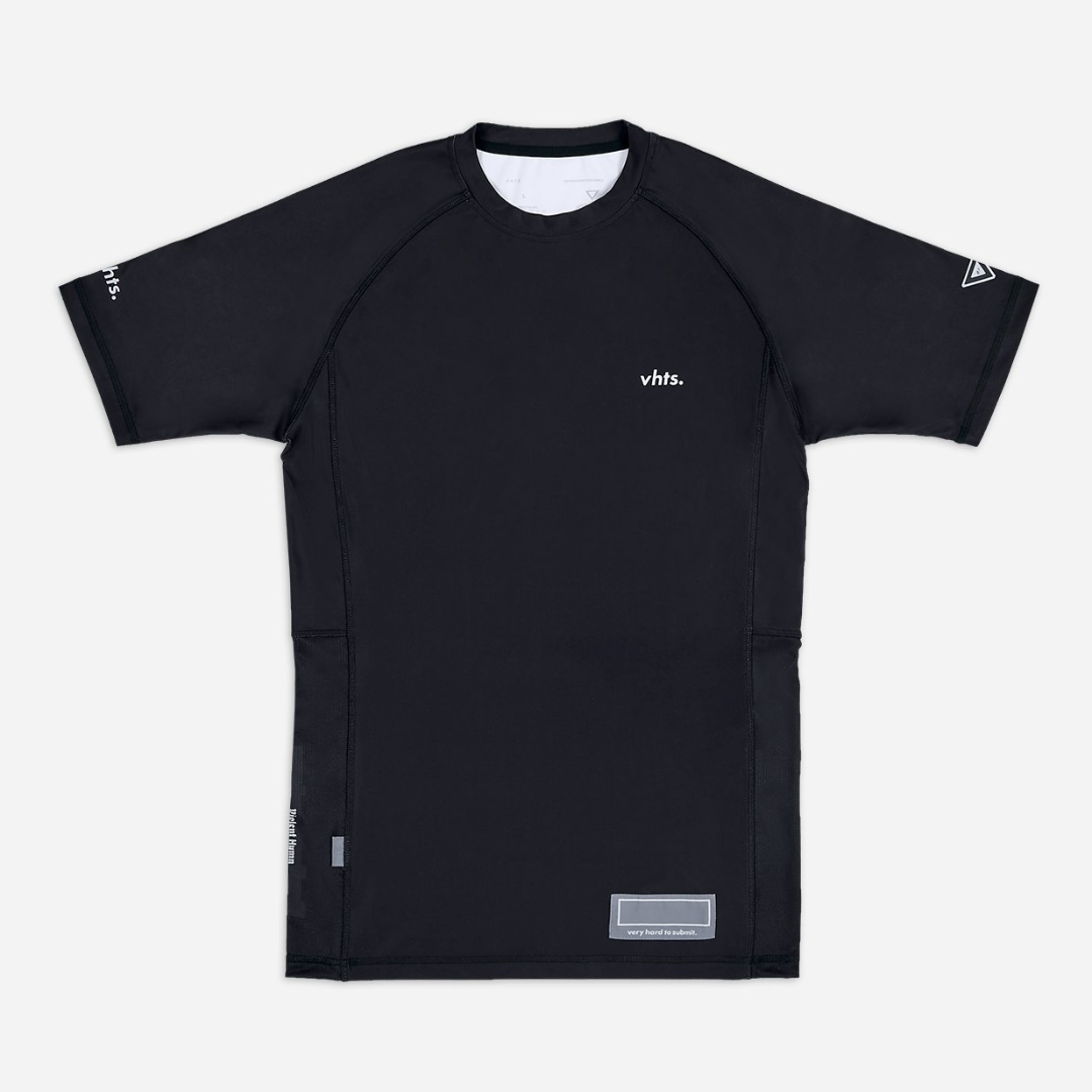 VHTS Black No Gi Rash Guard Violent Hymn