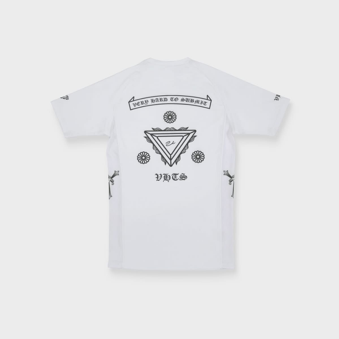 VHTS Ghost Core Rash Guard White Back