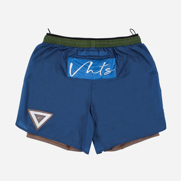 VHTS 'Translucent' Shorts - Dark Blue Back
