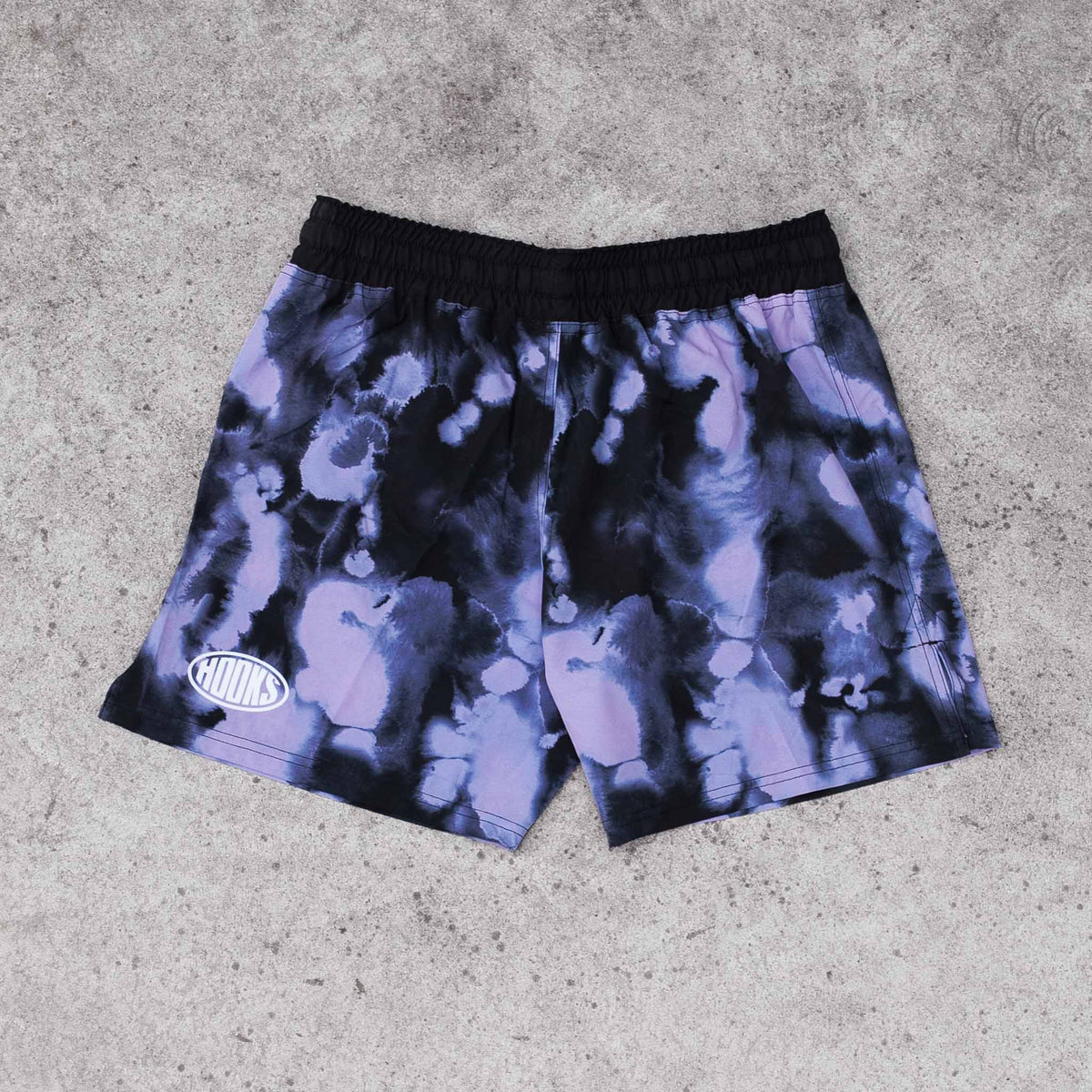 Hooks Women's Sport Grappling Shorts - Violet Haze flat lay