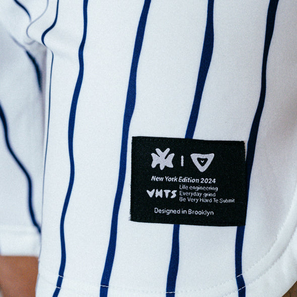 VHTS Combat Shorts Model NY Edition BJJ Brazilian Jiu Jitsu BJJ - White Lower Front Logo 2