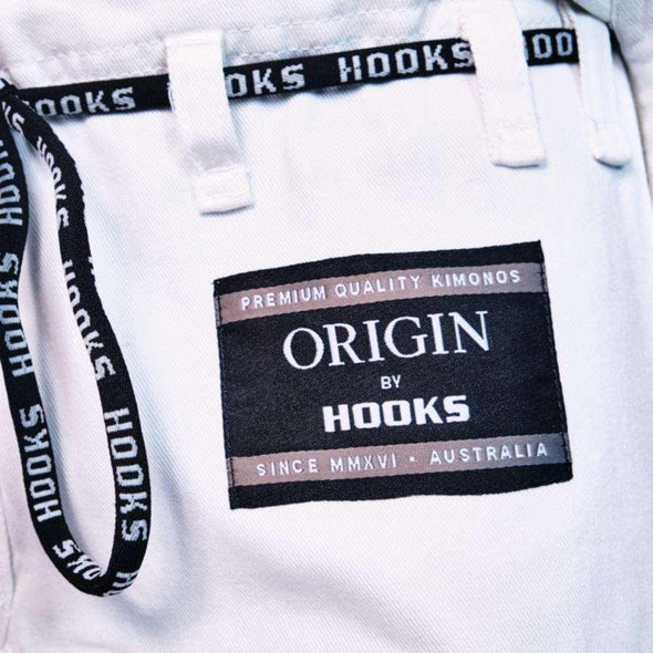 Hooks Origin BJJ Gi - White with White Belt