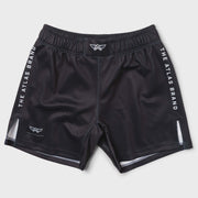 Atlas Brand AXIS Shorts in black, front view flat lay