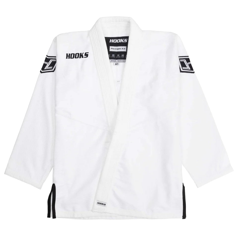 BJJ Gi – Front view in White