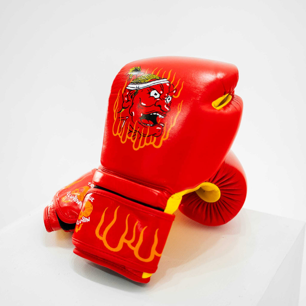 Demon - Ltd. Ed Leather Boxing Gloves - image 5