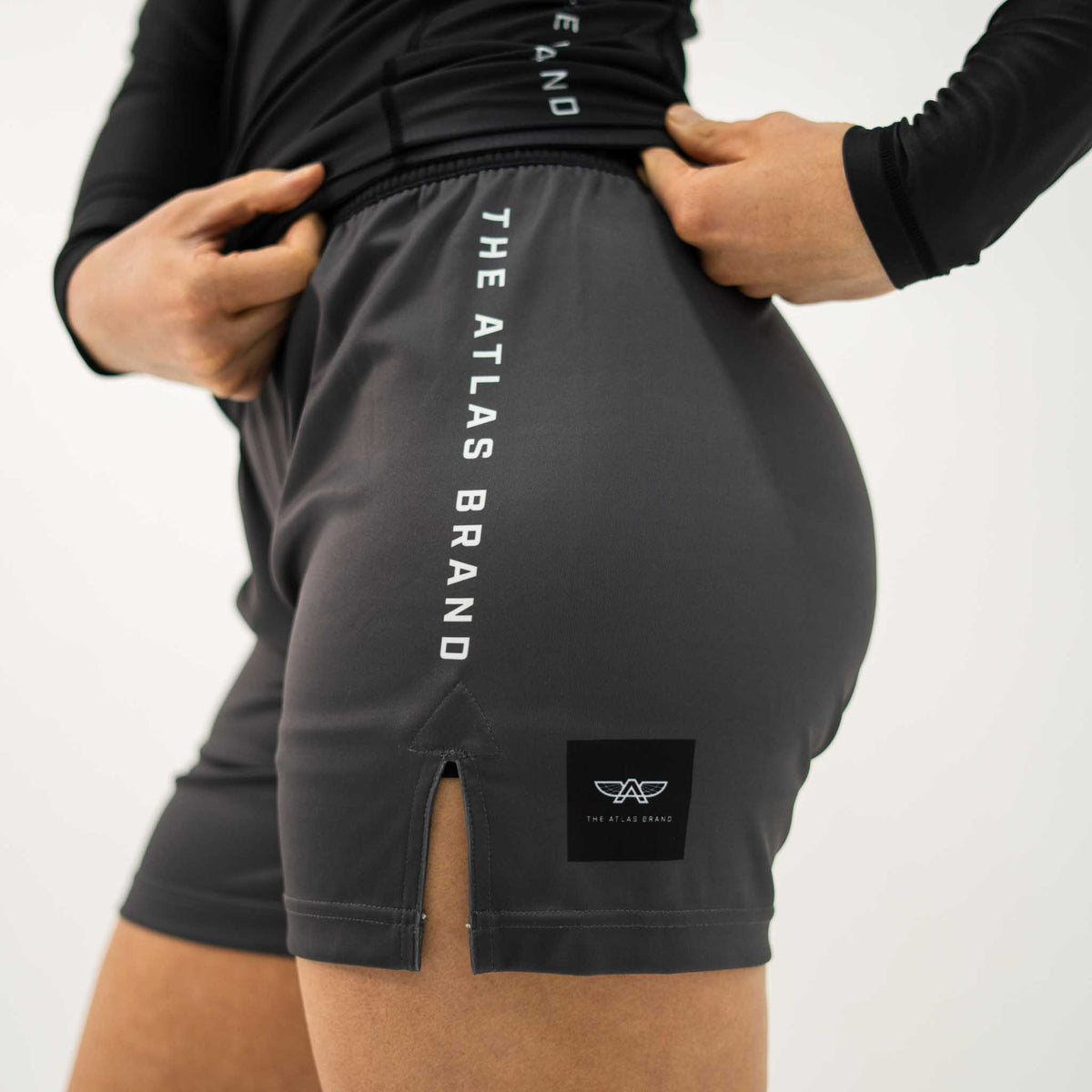 The Atlas Brand Women's AXIS Shorts - Slate - 2