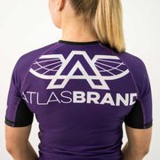 The Atlas Brand Women's Ranked Rash Guard - Purple - 1