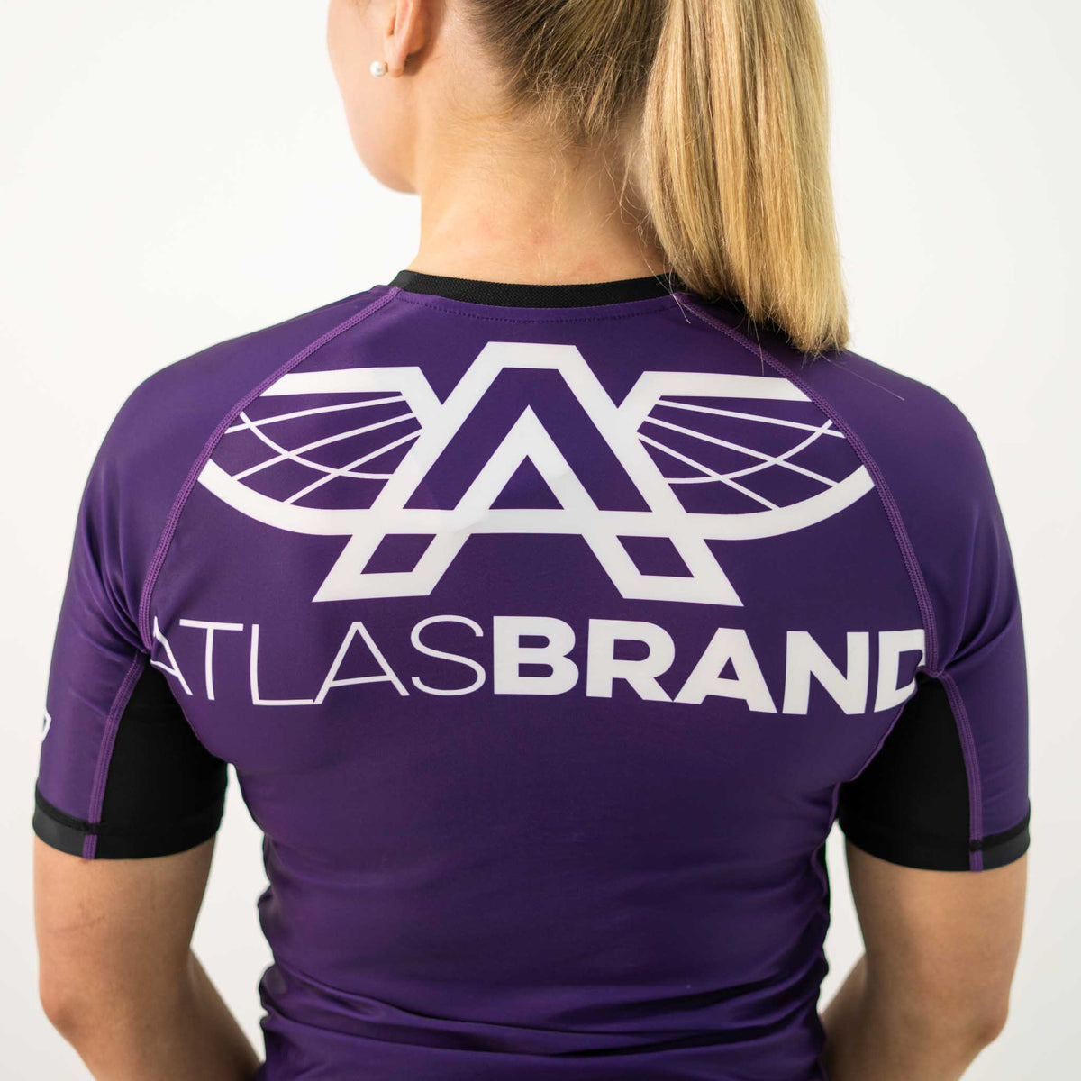 The Atlas Brand Women's Ranked Rash Guard - Purple - 1