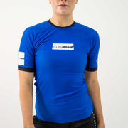 The Atlas Brand Women's Ranked Rash Guard - Blue - 1