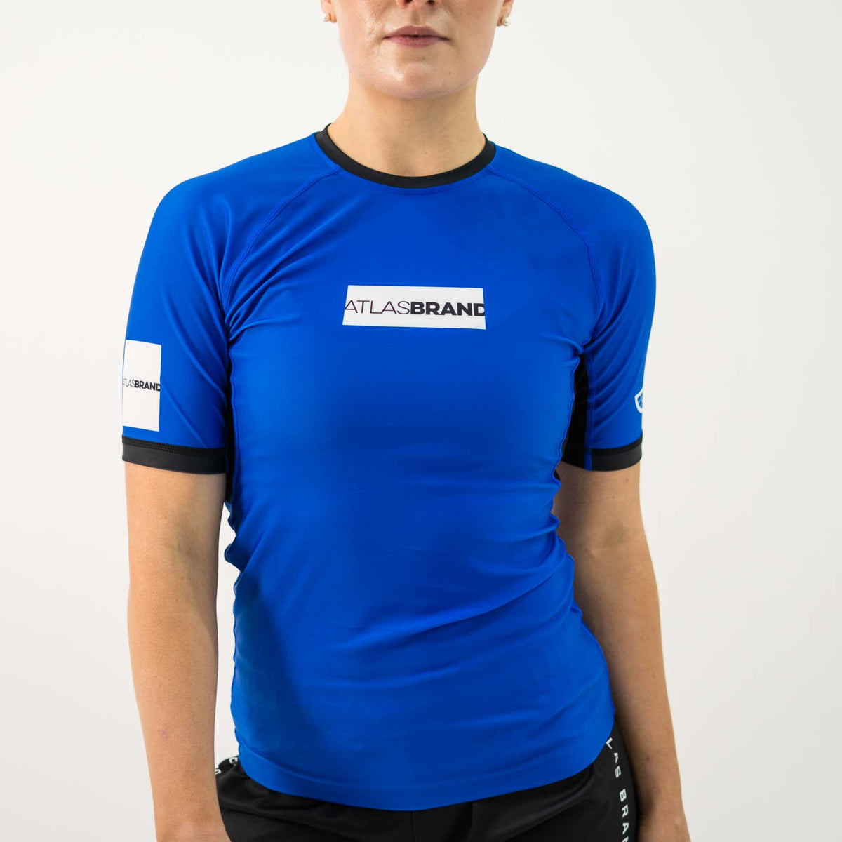 The Atlas Brand Women's Ranked Rash Guard - Blue - 1