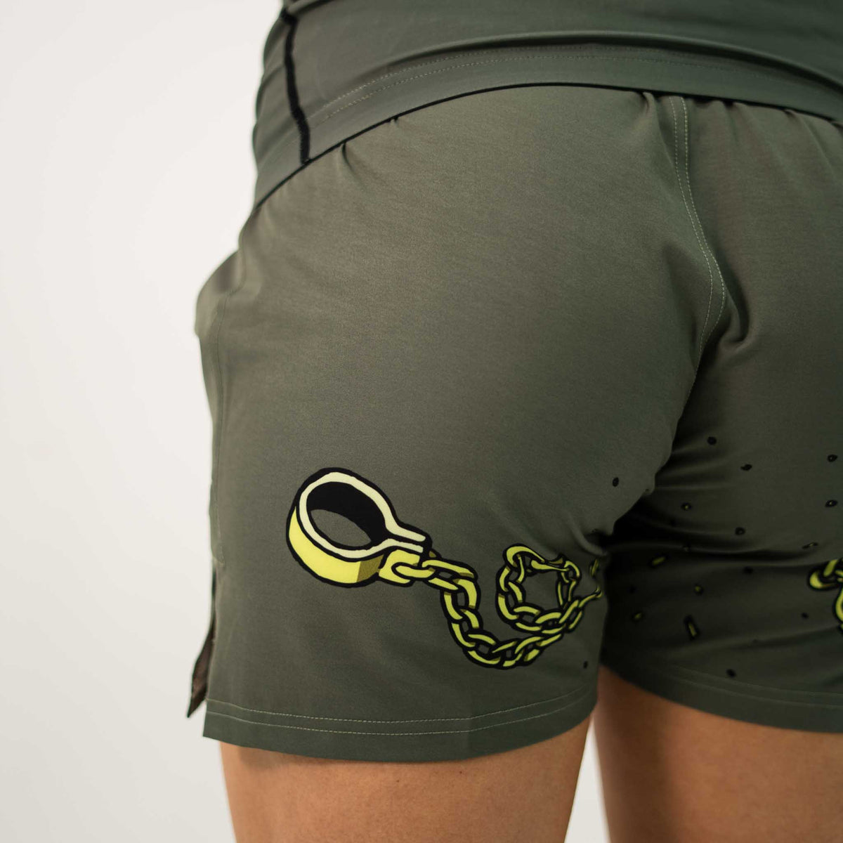 True Illusion Women's Shorts - Fire Skull - 1