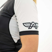 The Atlas Brand Women's Ranked Rash Guard - White - 1