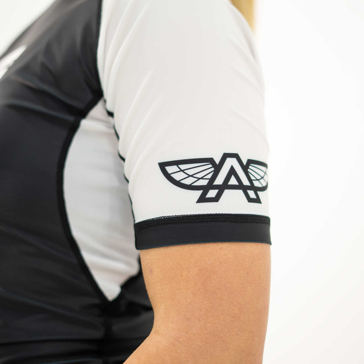 The Atlas Brand Women's Ranked Rash Guard - White - 1