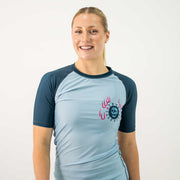 True Illusion Women's Short Sleeve Rash Guard - Snake Skull - 3