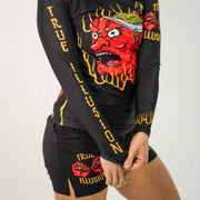 True Illusion Women's Long Sleeve Rash Guard - Grappling Demon - 3